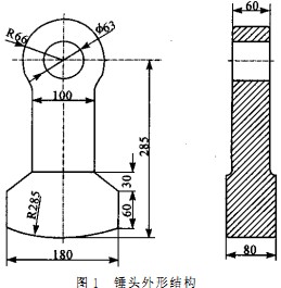 破碎机锤头尺寸 破碎机锤头尺寸